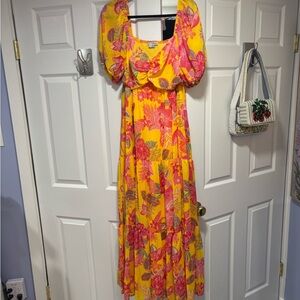 Baltic Born Vibrant Floral Maxi Dress